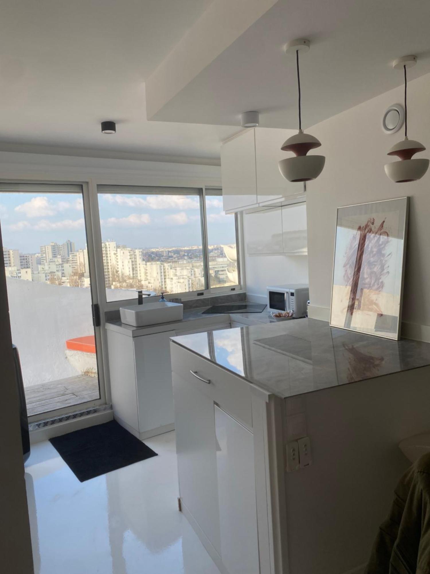 14Eme Et Der Etage "Arty" Avec 2 Chambres Et Vue Panoramique ! Кретей Экстерьер фото